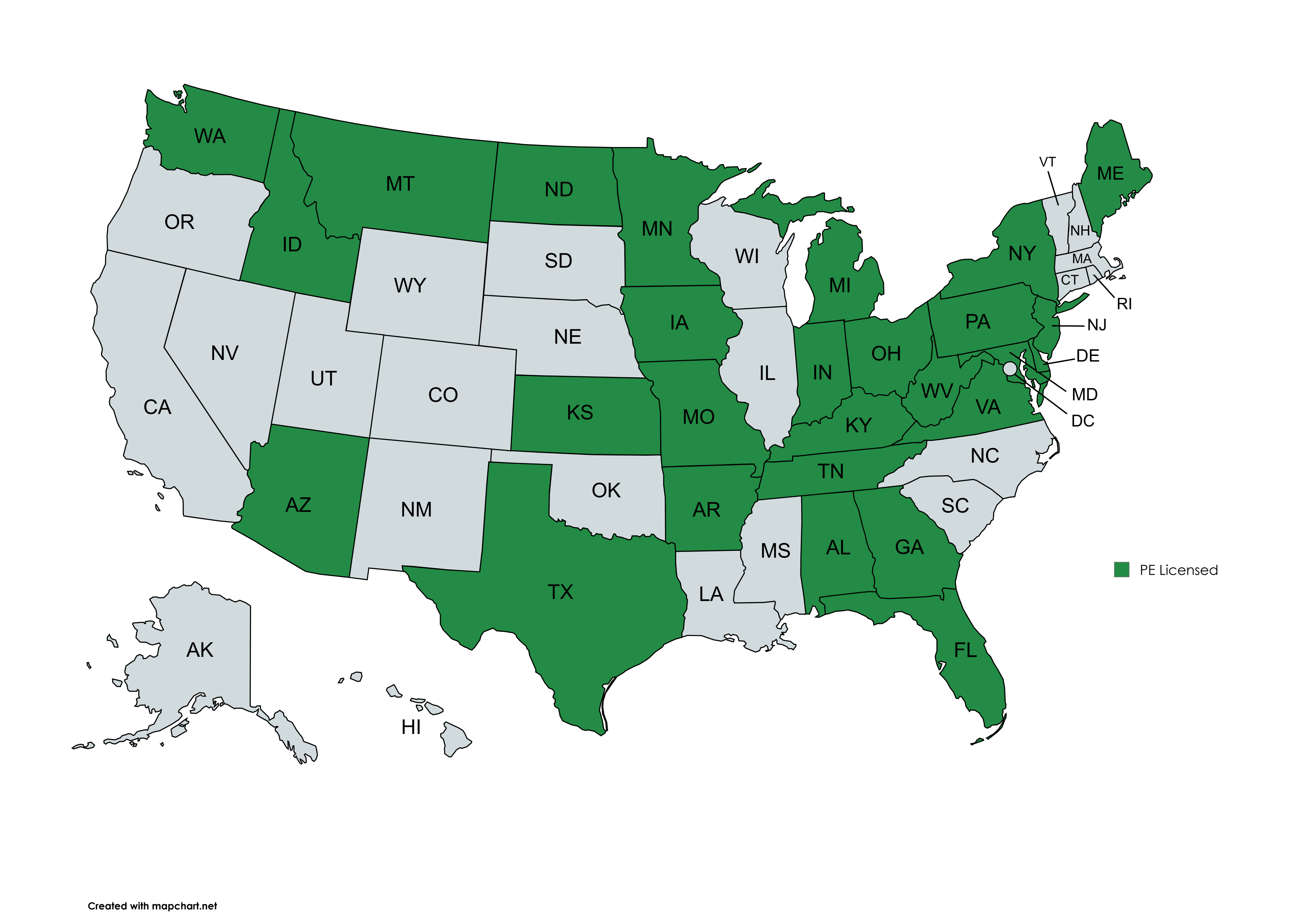 US map